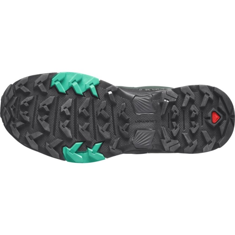 Tenis Senderismo Salomon X Ultra 4 GTX Mujer Verdes Negros | MX LNIO153